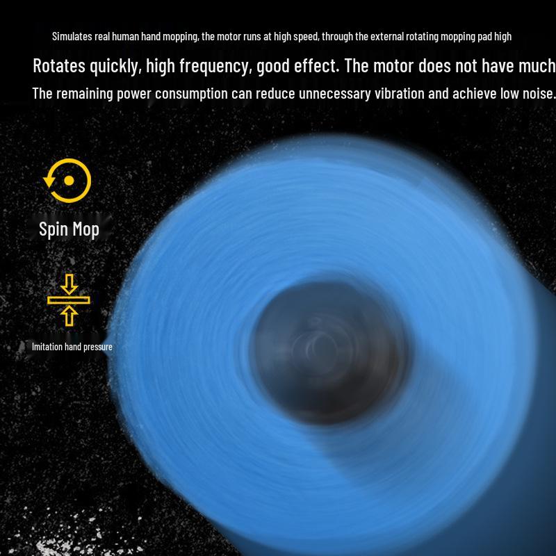 Smart Dual-use Mopping Robot & Air Humidifier with Purple Light