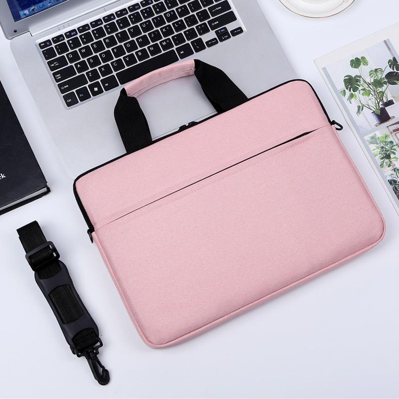 TS JYL laptop bag,Laptop Handbag Ultrabook Shoulder Sleeve Slim Crossbody Laptop Case 13 розовый