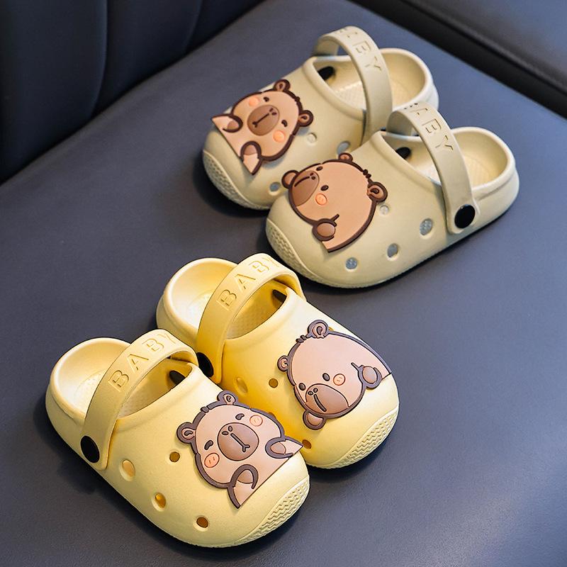 Klapki Dziecięce w Stylu Kreskówkowym 2026: Antypoślizgowe, Miękkopodstawne, Dwustronne Sandały dla Chłopców i Dziewcząt