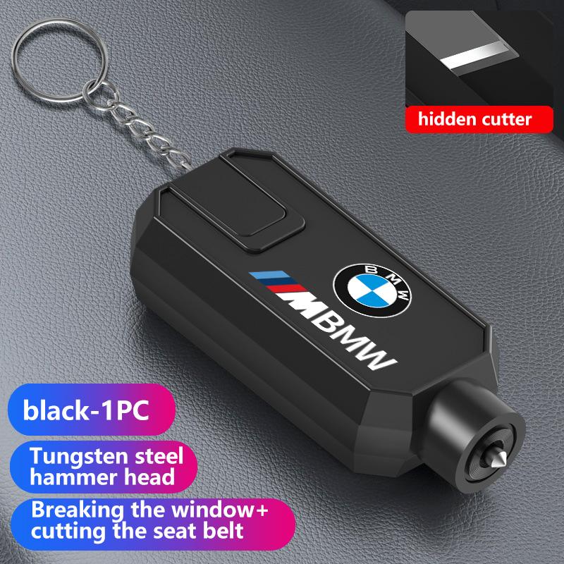 Car Safety Hammer Emergency Glass Window Break Seat Belt Cutter For BMW Performance M E87 E30 E46 E28 F35 G20 E93 F20 X3 X