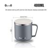304 Stainless Steel Kids' Water Cup with Lid, Portable Double-Layer Insulated Anti-Scald Mug for Home or Office