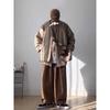 Japanese Style Reversible Cotton Jacket for Men and Women - Autumn/Winter Retro Workwear with Stand Collar