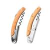 Stainless Steel Corkscrew Wine Opener With Wooden Handle Portable Folding Tool Home Bar Gift