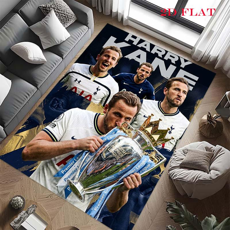 Harry Kane Carpet Rug for Living Room Bedroom Home Sofa Decoration,Kids play Nonslip Floor Mat