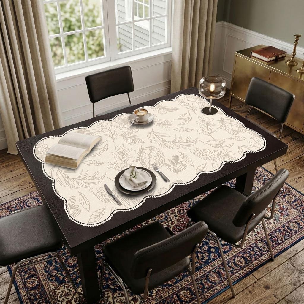 Placemats, sideboard mats, waterproof, heat-resistant, washable, living room table mats, coffee table mats