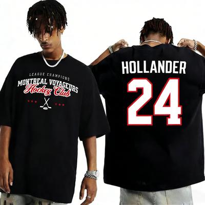 Heated Rivalry 100cotton Mens Shirt Jersey Commemorative Tshirt Summer Shane Hollander 24 Short Sleeve Unisex Streetwear Shirt