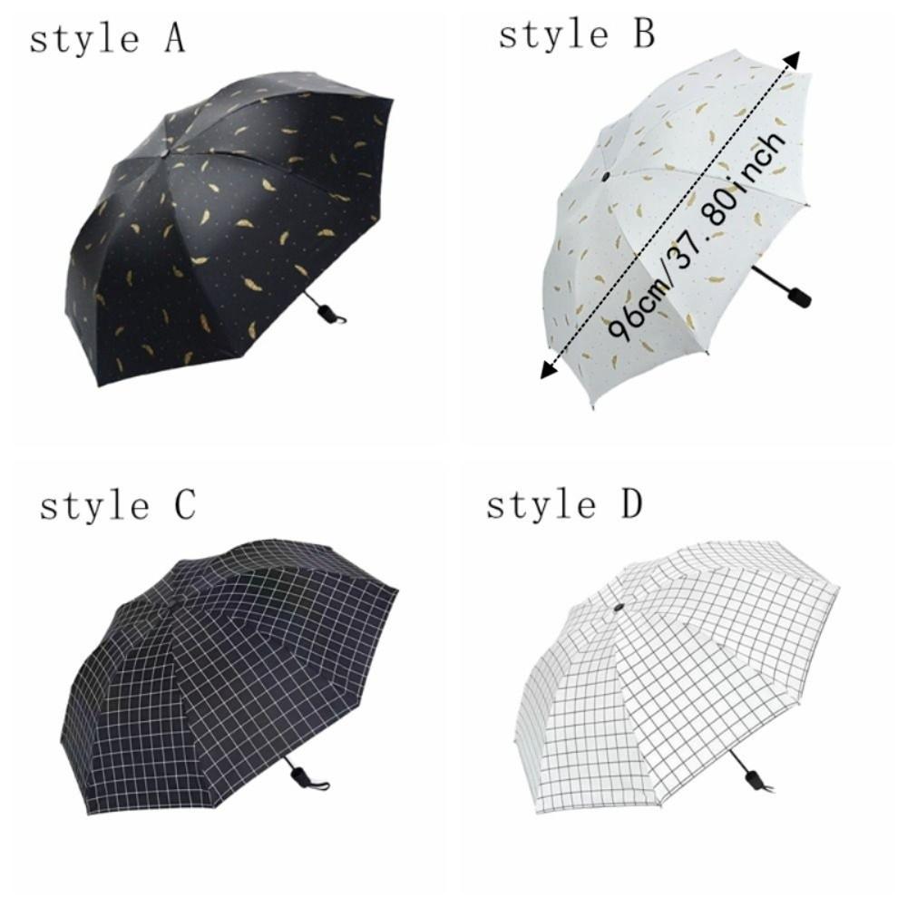 Manual Dual Use Umbrella Windproof Rain Umbrella Minimalist UV Protection Umbrella  Summer