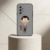 M-Mr. Bean Phone Case For Samsung S25,24,21,22,23,30,Ultra,20,Plus,Fe,Lite,Note Soft Black Cover