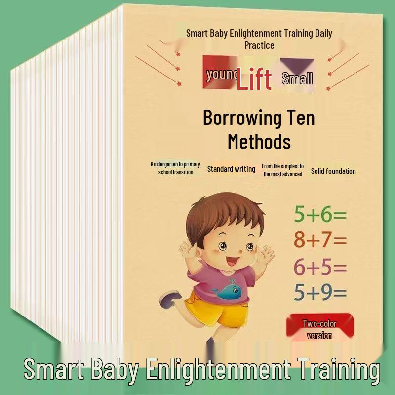 Kindergarten to Primary School Math Practice: Addition & Subtraction up to 100 Using Decomposition and Borrowing Methods