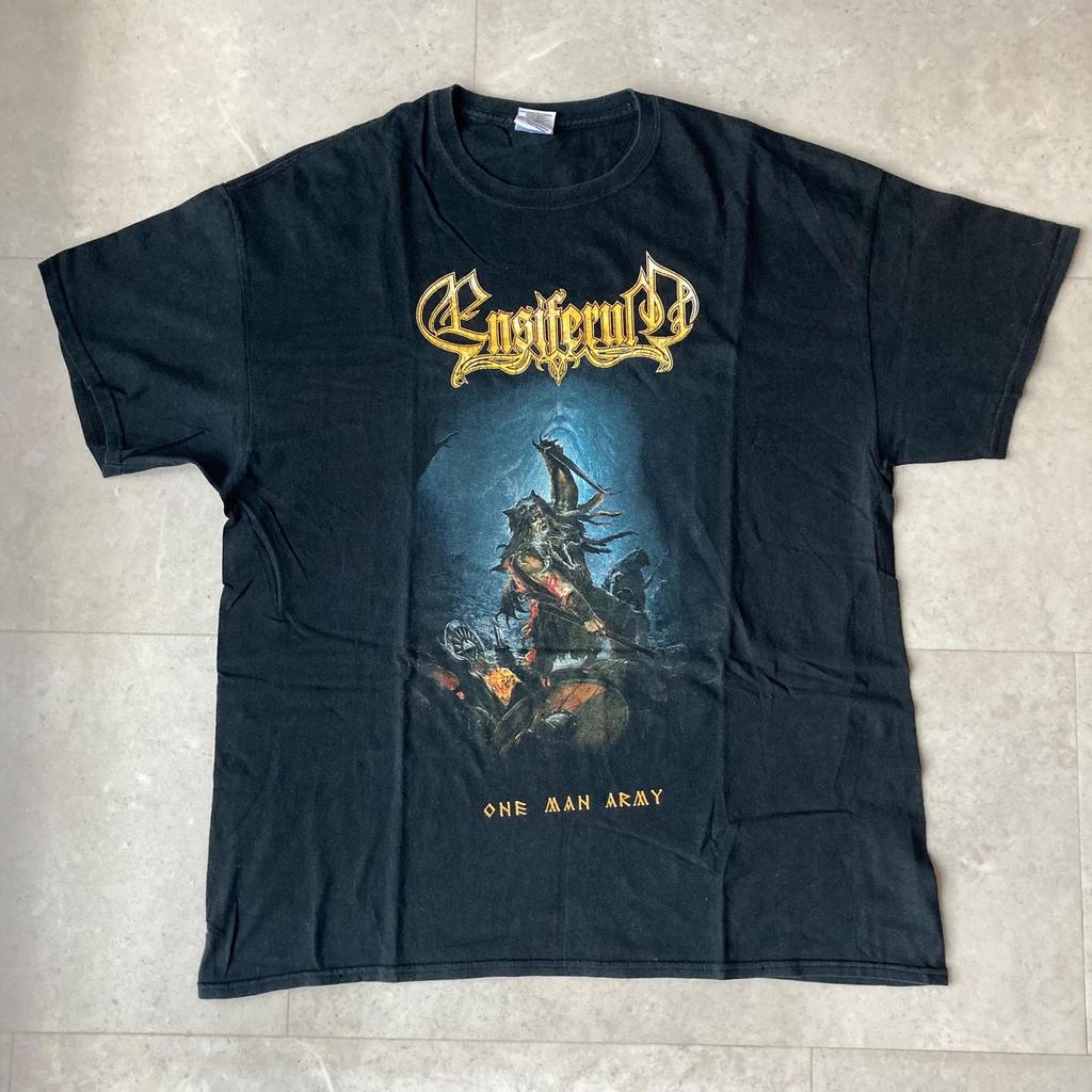 Maglietta da Tour Vintage Ensiferum One Man Army Viking Folk Metal Rock Band Taglia XL
