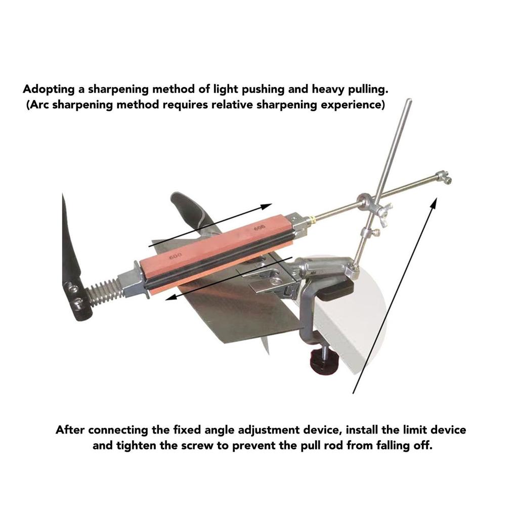 Professional Knife Sharpener Rotating Flip Design Fixed Angle Knife Adjustable Knife Sharpening Kit with 10 Wet Stones for Fine Grinding and Cleaning