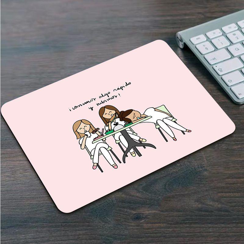 

Doctor Nurse Medical Medicine Health Gaming Mouse Pad Gamer Desk Mat Keyboard Pad Decoration Mause Pad Writing Desk Mats No Lock Edge20x25cm