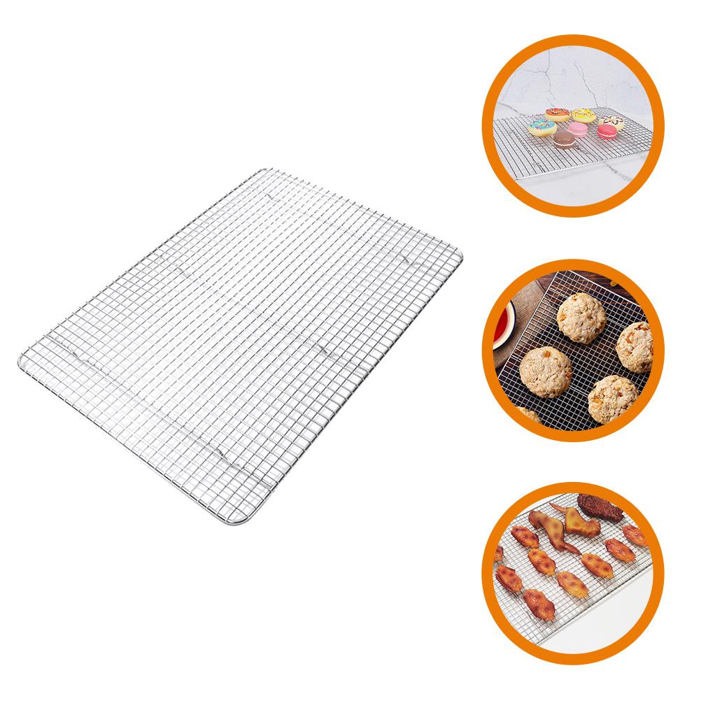 Roestvrij Staal Bakvorm Koelrek voor Koekjes Oven voor Fornuis Bakrekken Keuken Rooster Draadrek Multi-gebruik Ovenrek Grill Gereedschap