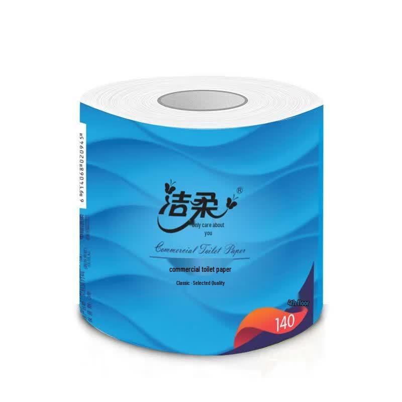 Jie Rou JJ177-10A 4-Ply Commercial Roll Toilet Paper