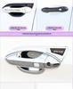 Carbon Fiber Texture Door Bowl Handle Sticker for 2018-2022 Binrui Binyue Models