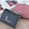 Women Wallets Short  Deerlet  Coin Purse Card Holder Bag