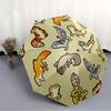 1pc Gecko Lizard Fashionable Automatic Opening/Closing Folding Umbrella with 8 Bones, Windproof Portable, Daily Use131