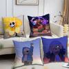 UUndertale Pillow Cases Organic Linen Pillow Case DoubleSided Print Cushion Cover for Sofa Home Decor Gift