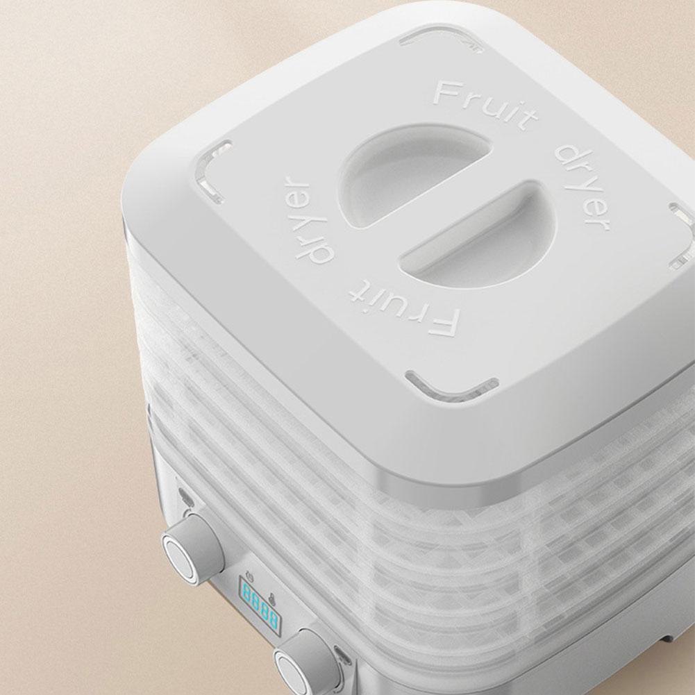 5-lagige smarte elektrische Lebensmittel-Trocknungsmaschine Obst Gemüse Dehydrator Maschine für Trockenfleisch Jerky Fleisch Fisch Snack Lebensmittel Dörrgerät EU/US