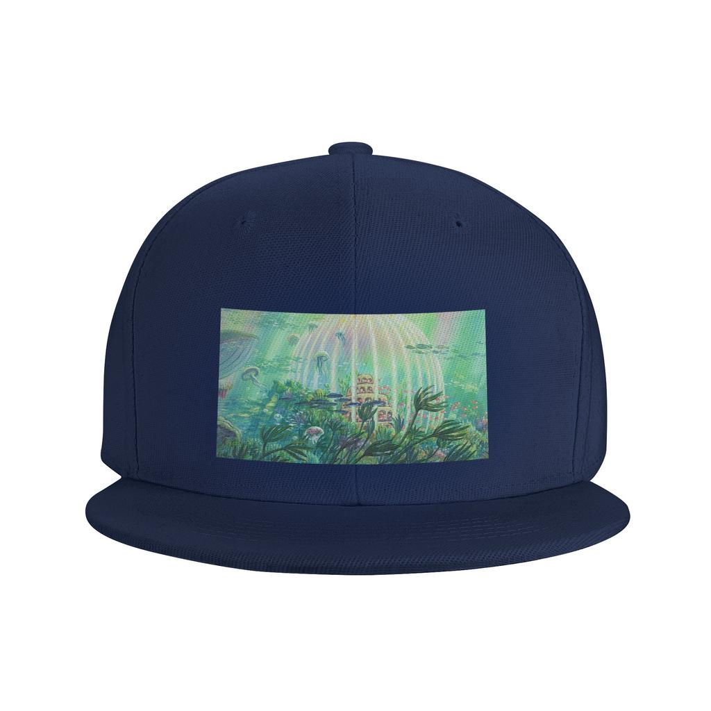 Ponyo Painting Anime Underwater Baseball Caps Snapback Fashion Baseball Hats Breathable Casual Casquette Outdoor for Unisex