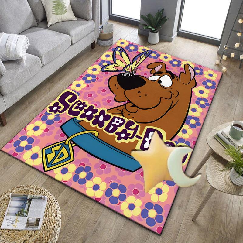 Scoo-dog Mystery Night Office Rug Chair Mat, Game Carpet, Suitable for Front Door, Bedroom, Living Room, Desk, Holiday Gift