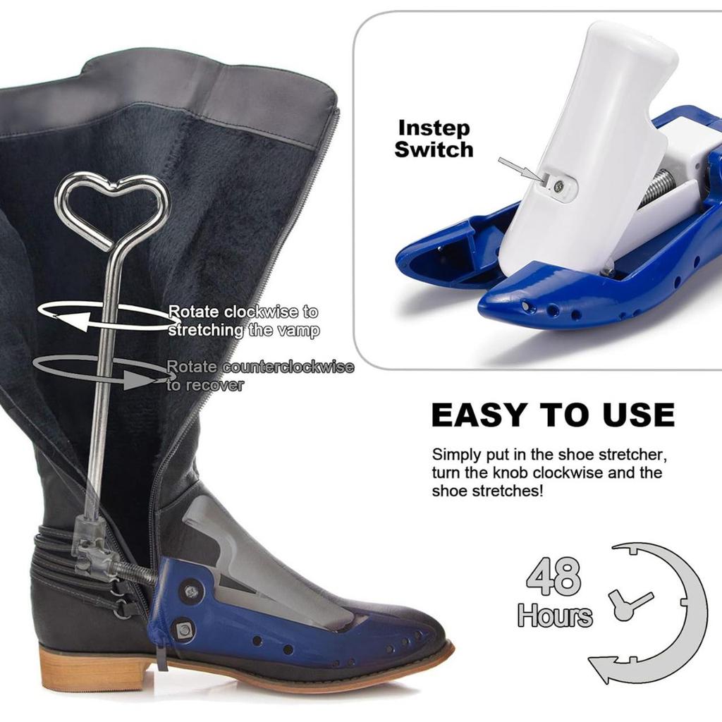 Shoe Stretcher Expander for Short & Long Boots, Martin Boots - Widens & Lifts