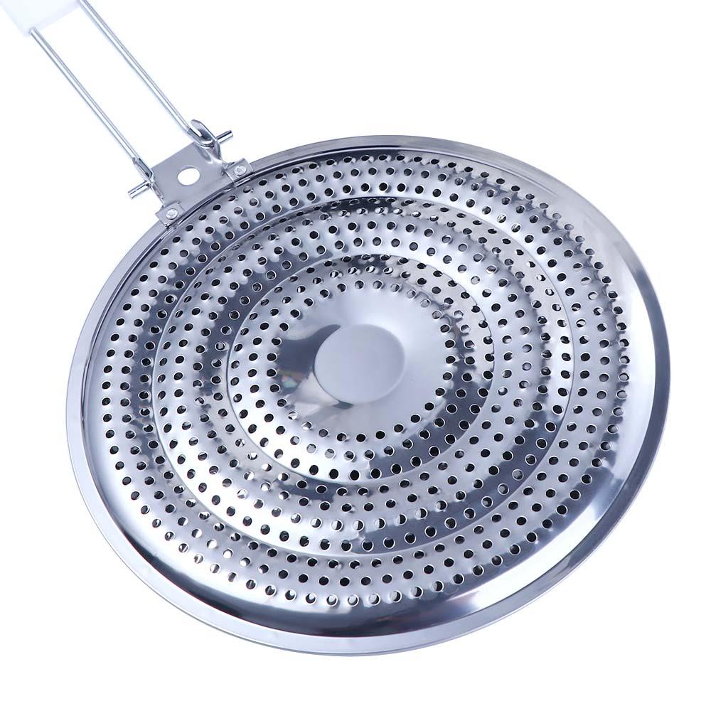 Electric Gas Stove Cooking Stainless Steel Hanging Coffee Collapsible Flame Guard Heat Diffuser Reducer Simmer Plate