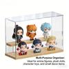 Transparent Acrylic Display Box, Wooden Shelves Storage Box,Suitable for Protection and Display of Small Collections of Toy Car