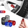 4 Stuks Zilveren Auto Bandenventieldopjes Knurling Stijl Bandenventieldop Aluminium Bandenwiel Ventiel Dop Voor Lamborghini Urus