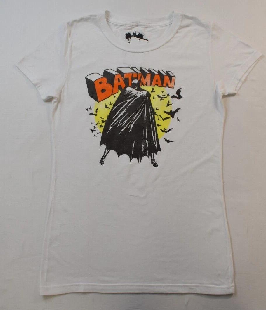 

Batman Juniors Bats Graphic Slim Fit White Shirt NWT L S