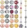 Fashion 925 Silver Hollow Round Bead Pendant Charm for Original Bracelet DIY Fine Jewelry