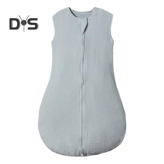 

Детский спальный мешок, ультрамягкий жилет, одеяло, сохраняющее тепло, унисекс, застежка-молния, спальный мешок для новорожденных, реквизит для фотосъемки, одежда для сна S серый