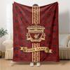 Liverpool Customize Your Name Blanket Cozy Personalized Blanket Durable Comfort Perfect for Sofa Nap Bed Home Decor Four Seasons Multipurpose