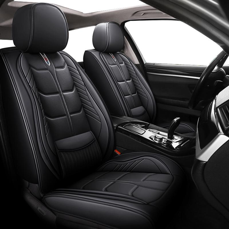 ZHOUSHENGLEE Leather Car Seat Covers For Bmw 7 Series E38 E65 E66 E67 F01 F02 F03 F04 G11 740i 740iL 745Li 750iL 760i