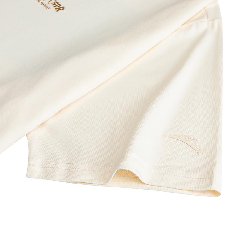 Anta Outdoor Series Casual Cool Simple T-Shirt Men tops Vanilla-White 152636103-1