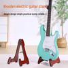 Folding Wooden Electric Guitar Stand for Home Use