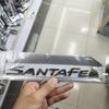 SANTA FE cu logo soare logo spate 3D tridimensional, autocolant decorativ pentru modificarea literelor de pe caroserie