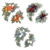 Artificial Flower Swag Set Wedding Decor Handcraft Hanger Wreath Wedding