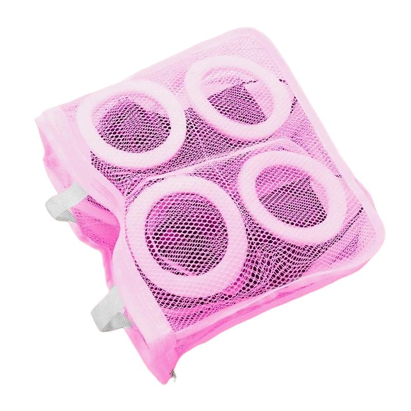 Mesh Laundry Bag Washing Machine Shoes Bag Laundry Net Travel Shoe Storage Bags Protective Clothes Storage Box Organizer Bags