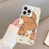 Cartoon Capybara Phone Case For IPhone 16 15 14 13 12 11 Pro Max X XR XSMAX 8 7 Plus Matte Shockproof Back Cover
