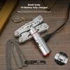 Portable LED Mini Flashlight USB Rechargeable Internal Battery Super Bright Pool Emergency Lighting Portable Keychain Flashlight