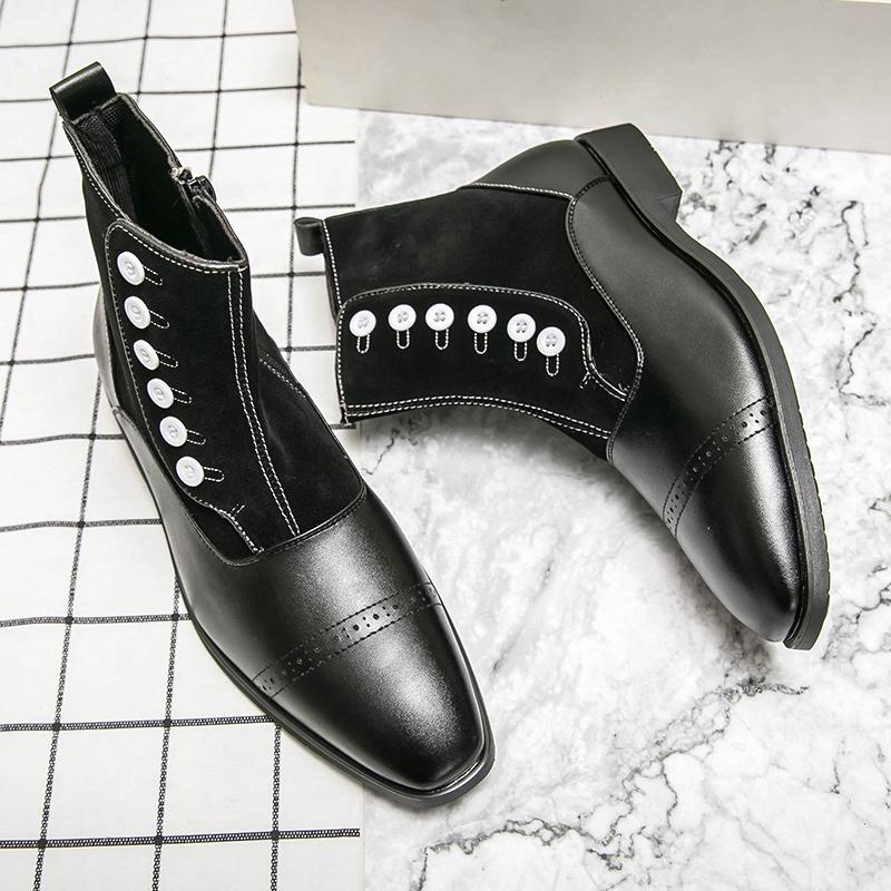 Buy New Men's Dress Leather Shoes Luxury Fashion Groom Wedding