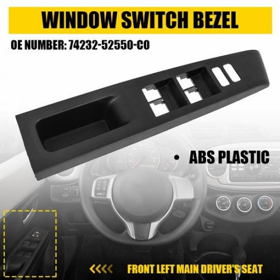 Door Window Trim Switch Cover Panel For Bezel Yaris 2012-2014 Toyota