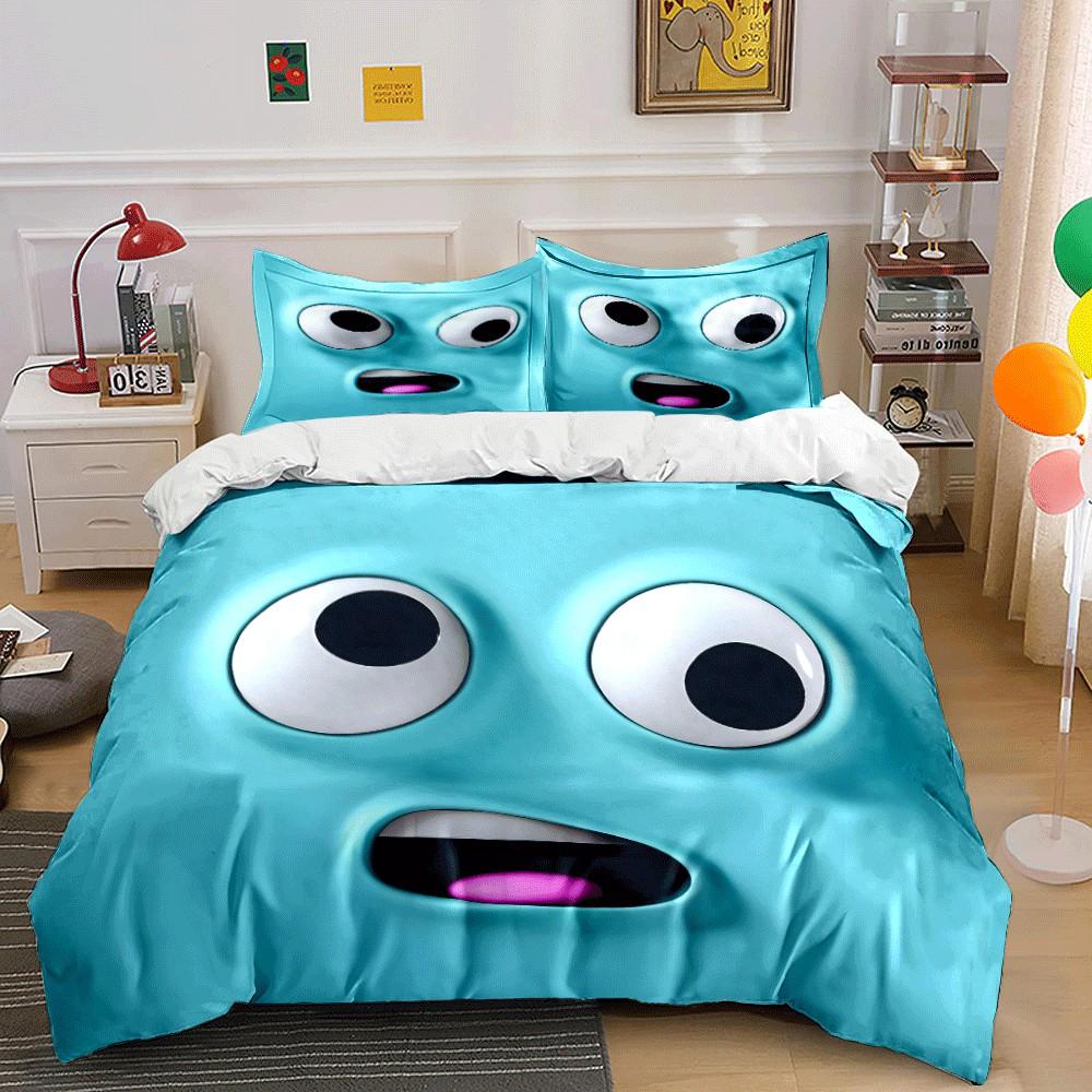 Three-Piece Colorful Decorative Set Exquisite Three-Piece Bedding Set Gift For Kids And Adults