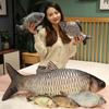 Simulering Funny Fish Plysj Leker Kjempe Utstoppet Myk Dyr Karpe Plysjpute Kreativ sovepute for barn Jenter Julegave
