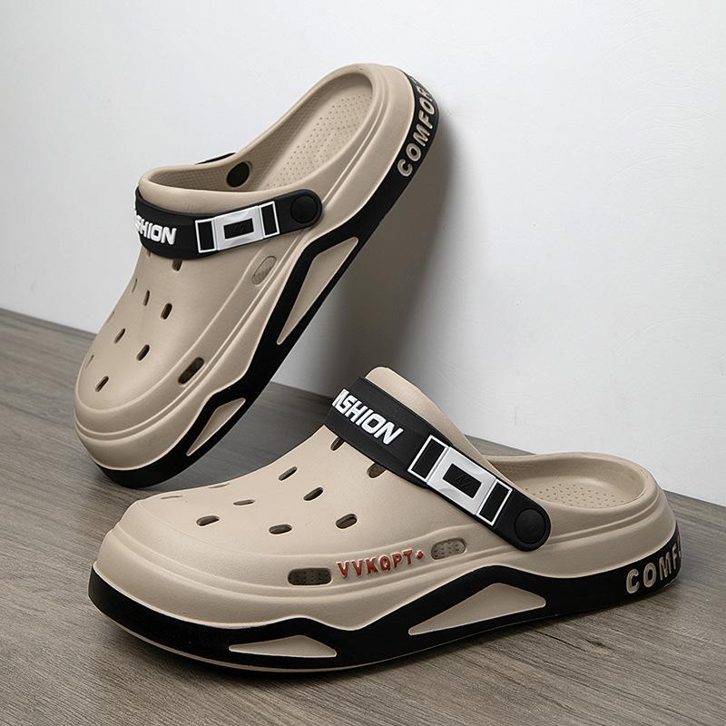 Sandalias y Zapatillas EVA Baotou para Hombre - Verano Antideslizantes Estilo Coreano Zapatos de Playa