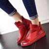 Women's Handmade Soft Cowhide Short Boots - Autumn/Winter Casual Style