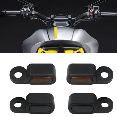 Motorrad Blinkerleuchten 2 Stück Wasserdichte Lampe Blinkerleuchte Für Sicheres Fahren Pendeln Autobahn Outdoor Nachtfahrten