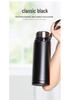 High-End Large Capacity Stainless Steel Thermos with Tea Infuser - Elegant Office Water Cup