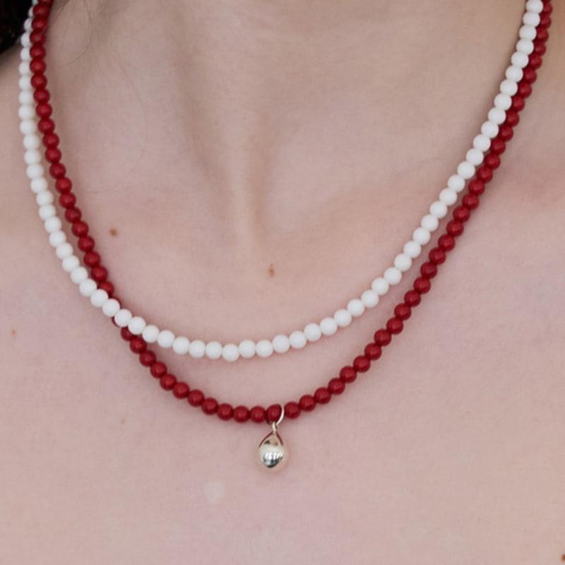 STILL INSTANT Rose with Dew - Necklace 14 (2colors)